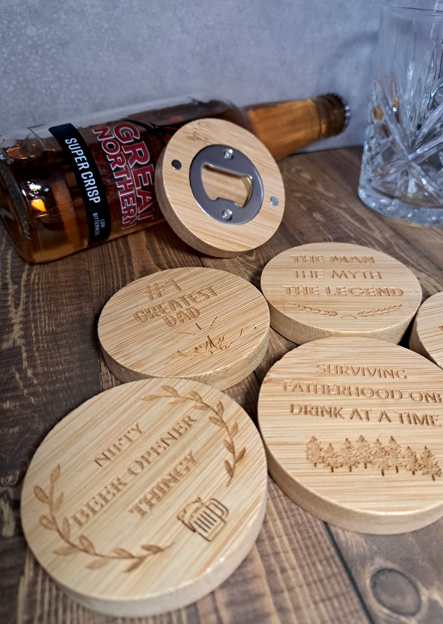 Magnetic Wooden Bottle Opener - Anka Collective