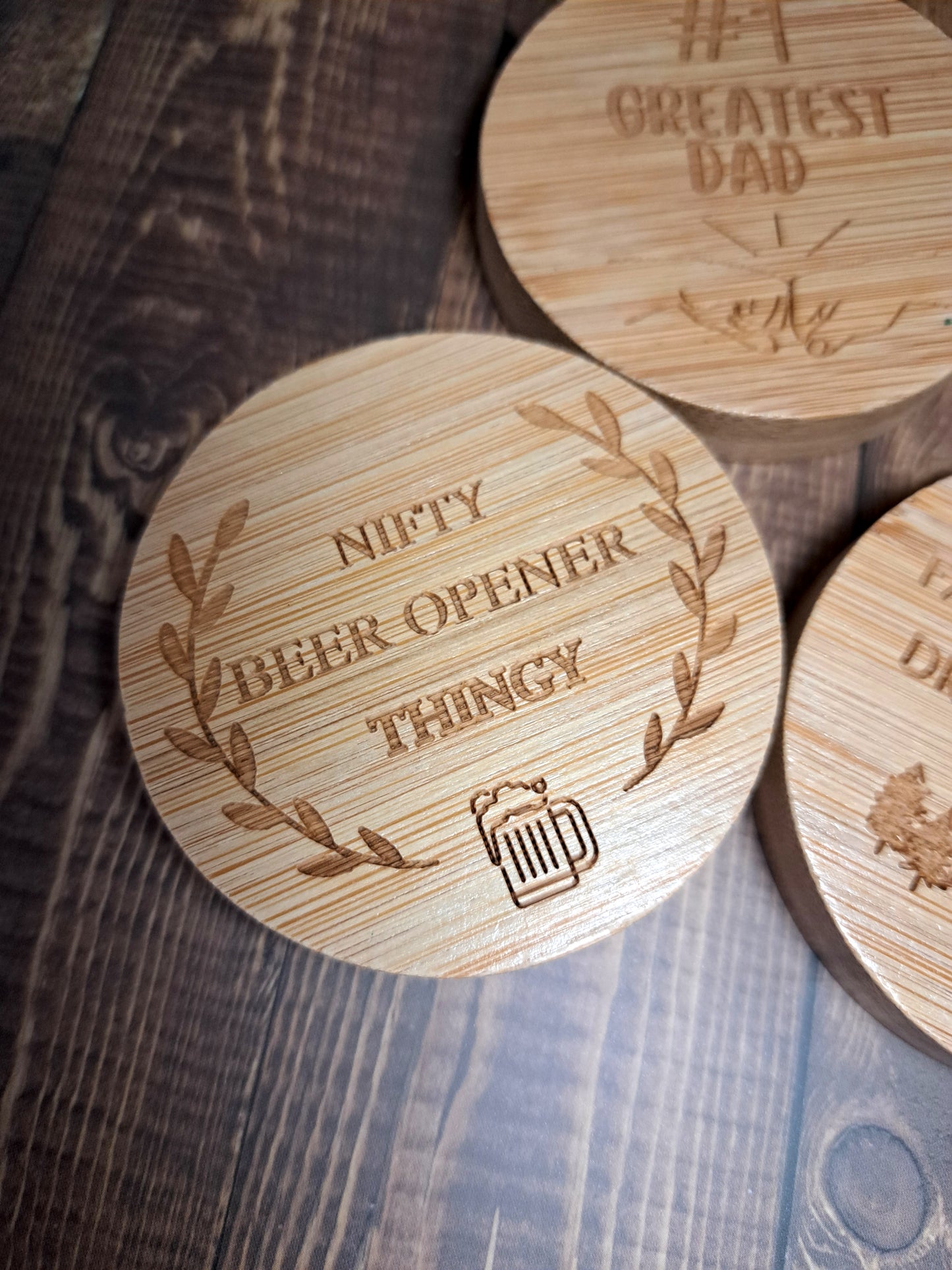 Magnetic Wooden Bottle Opener - Anka Collective