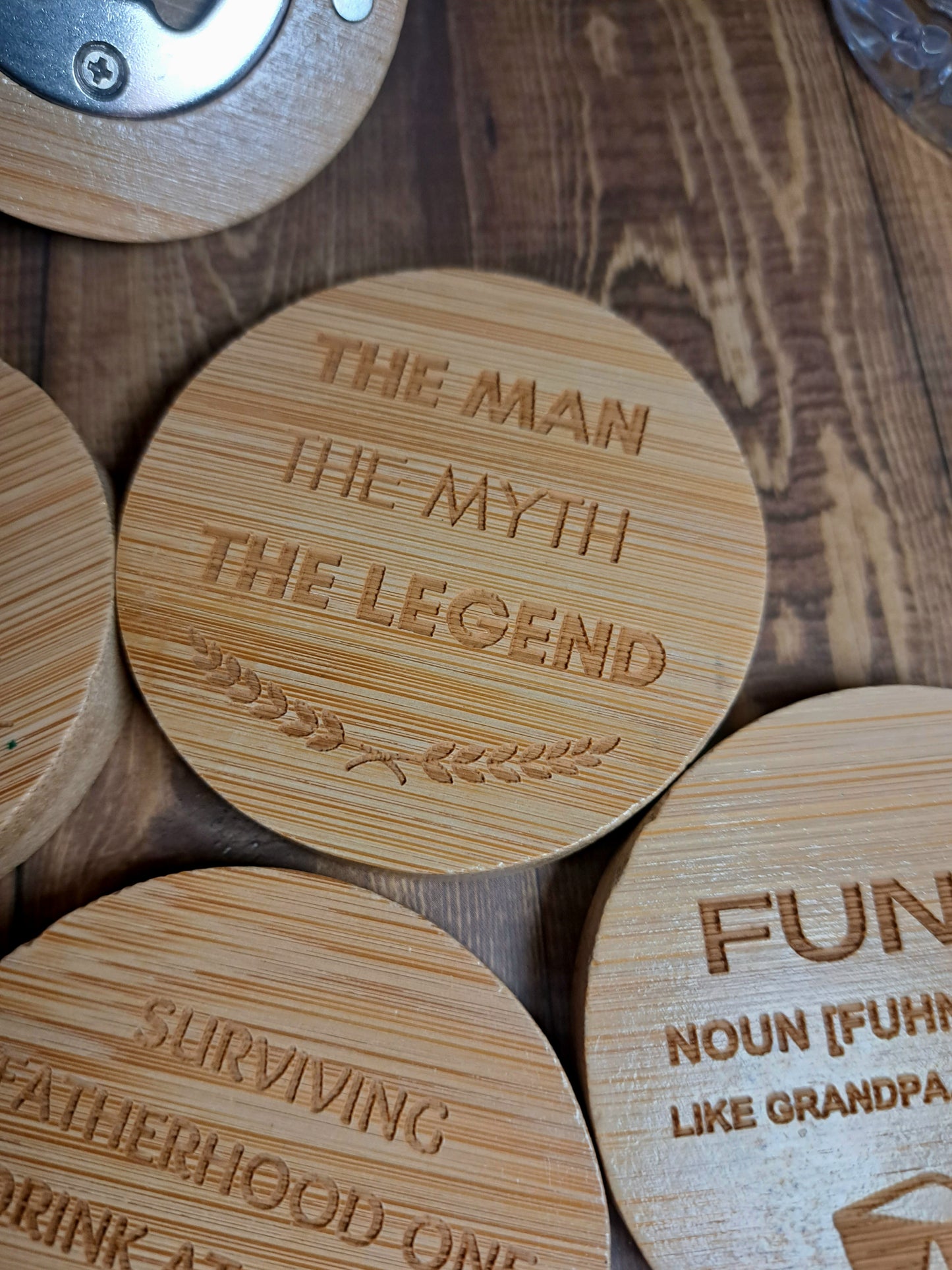 Magnetic Wooden Bottle Opener - Anka Collective