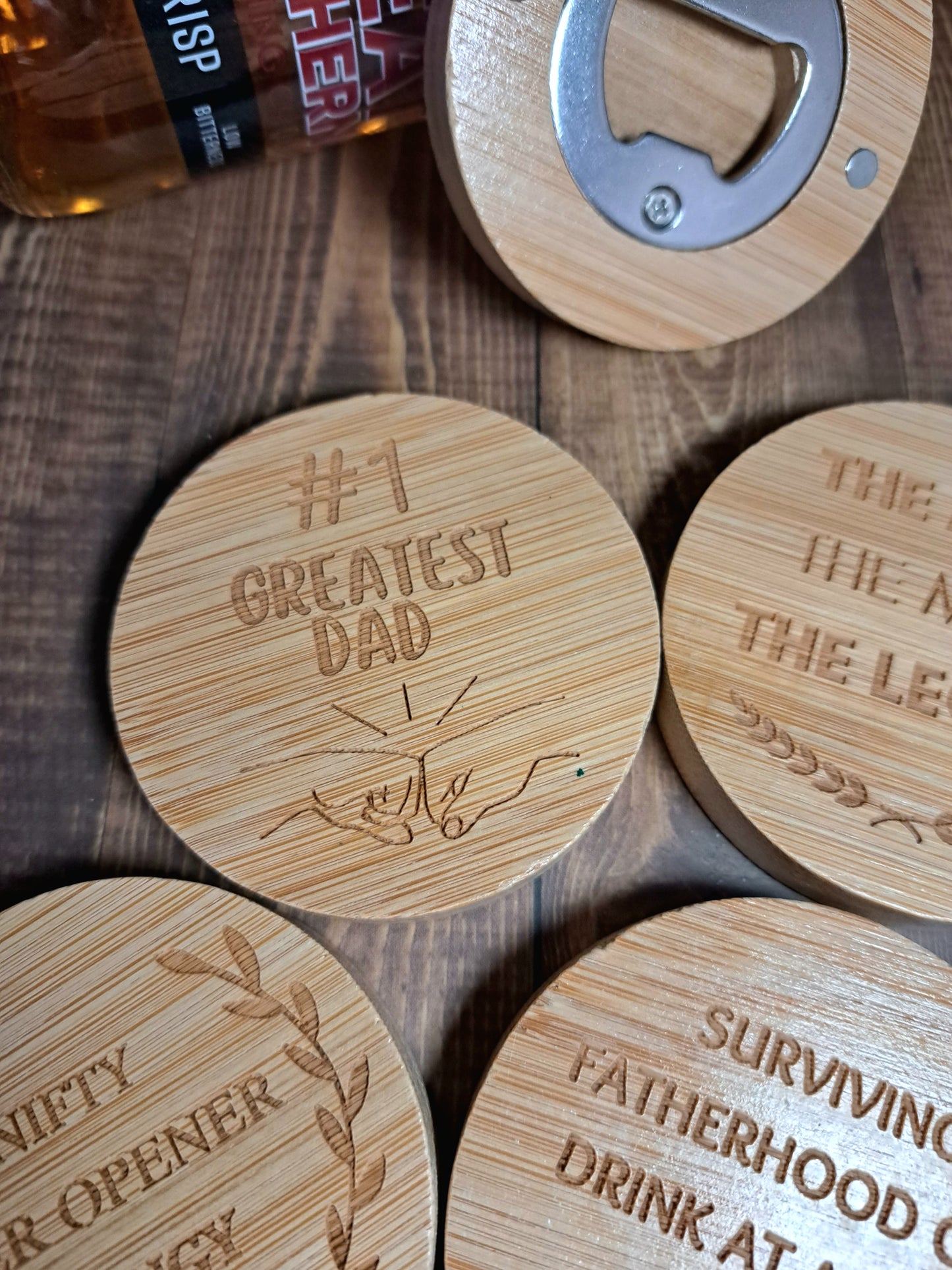 Magnetic Wooden Bottle Opener - Anka Collective