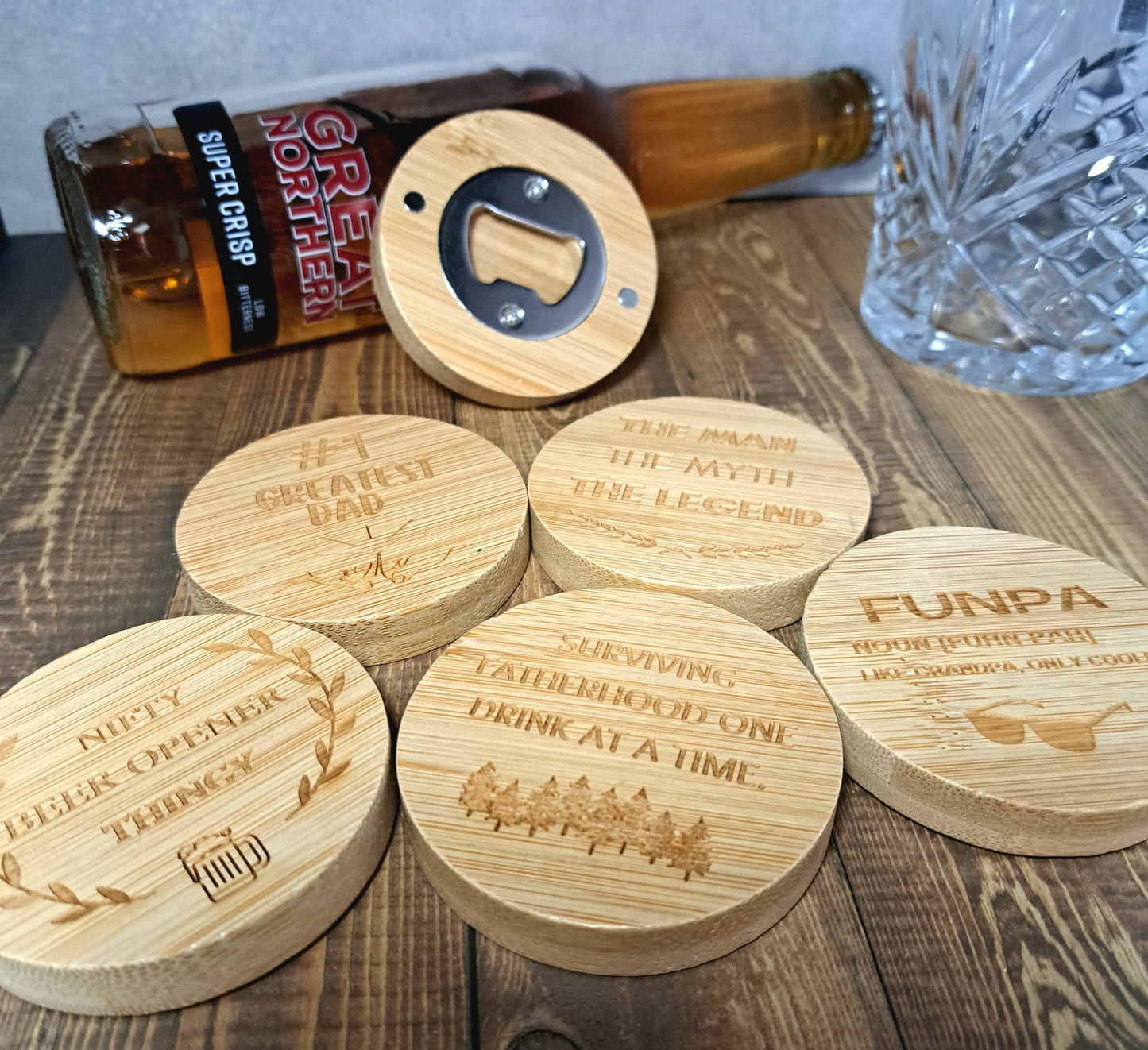 Magnetic Wooden Bottle Opener - Anka Collective