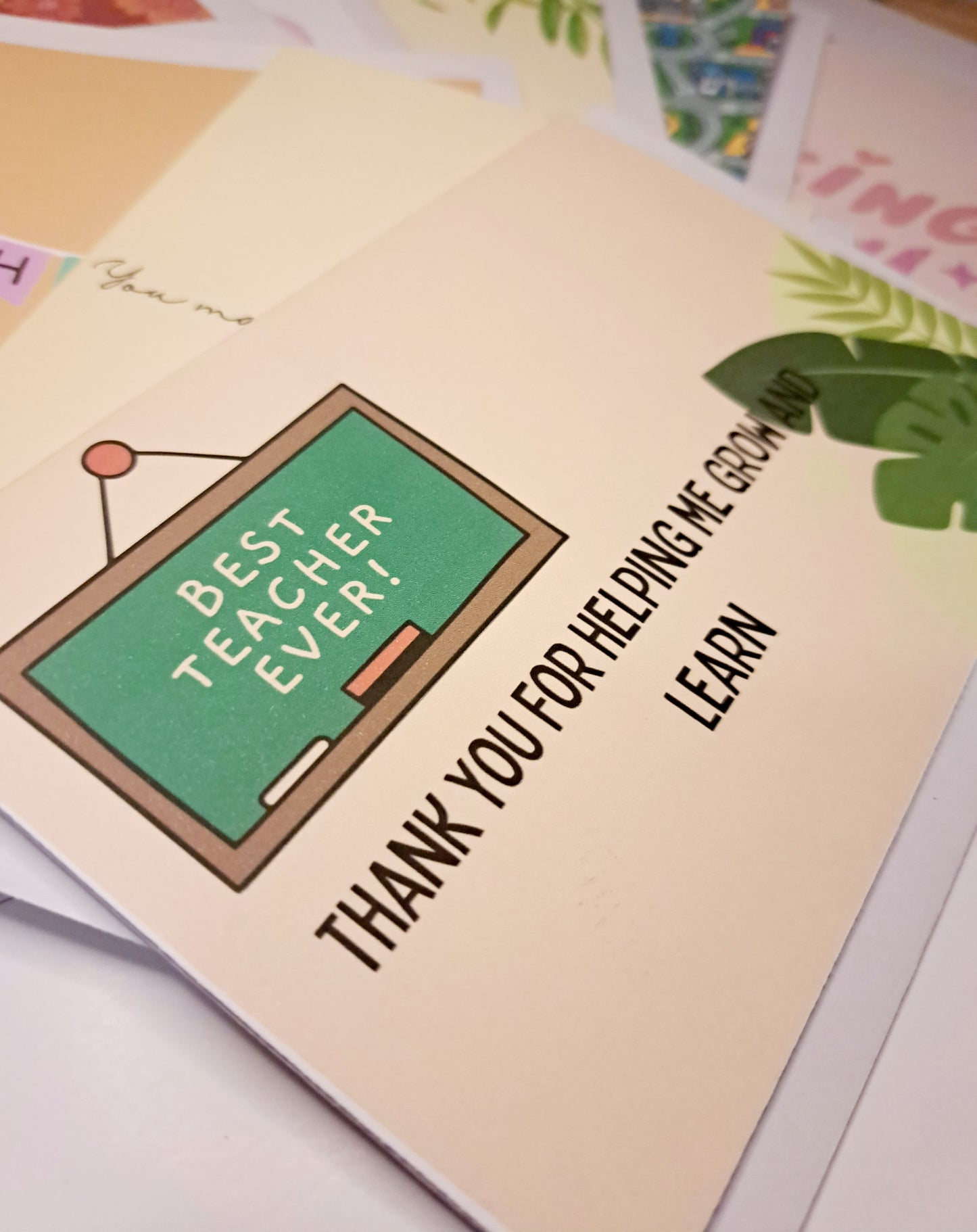 Blank Message Card - Little Ali's Parties