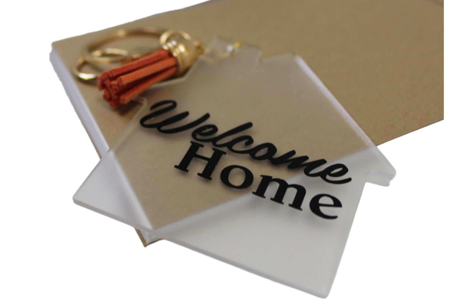 Welcome Home Keyring
