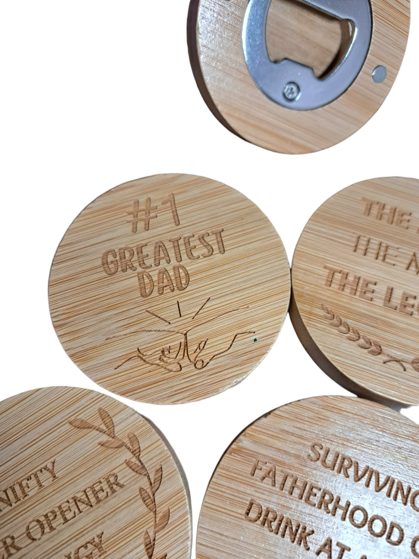 Magnetic Wooden Bottle Opener - Anka Collective