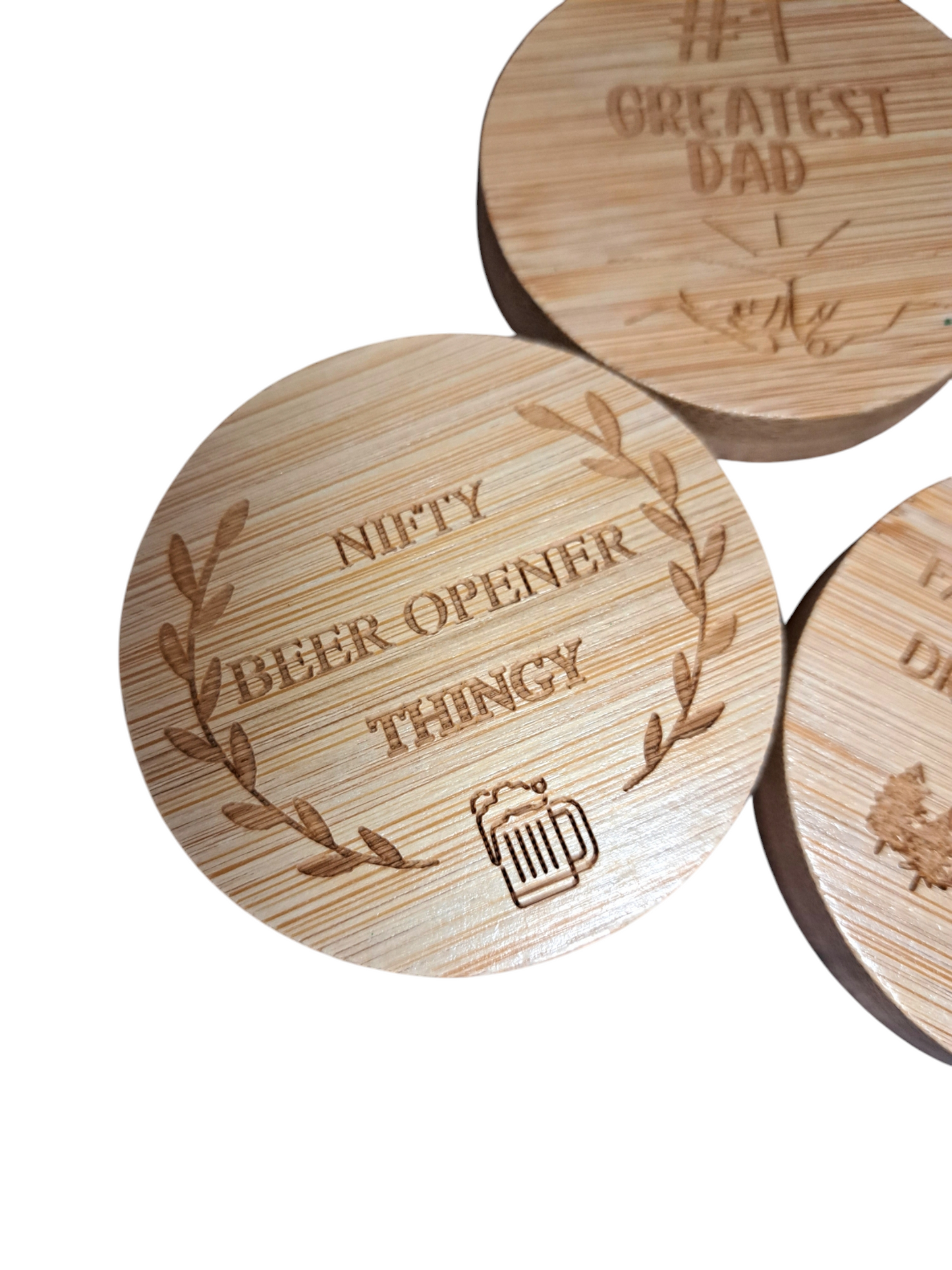 Magnetic Wooden Bottle Opener - Anka Collective