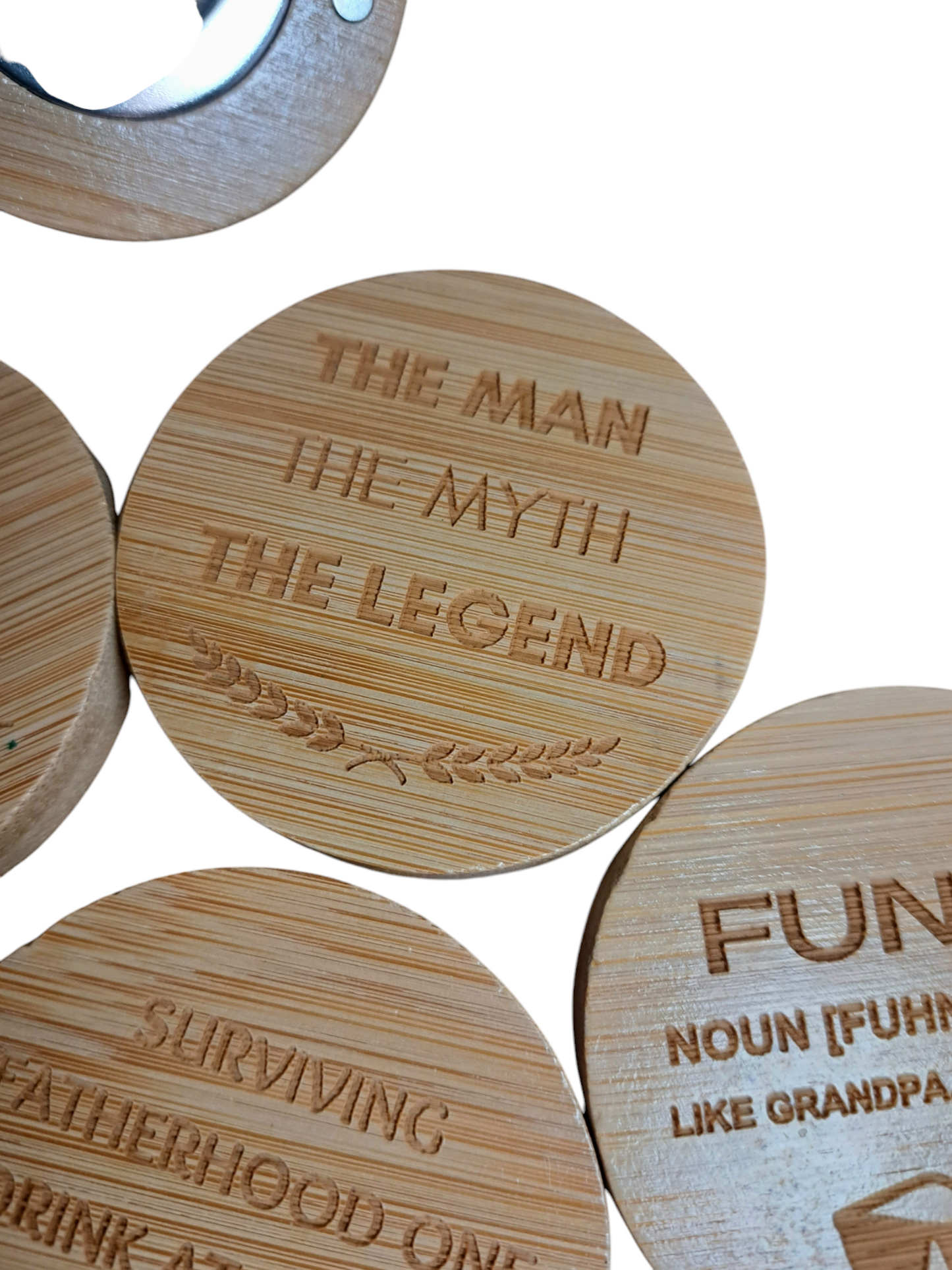 Magnetic Wooden Bottle Opener - Anka Collective