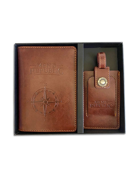 Travel Wallet & Luggage Tag Set - Men's Republic