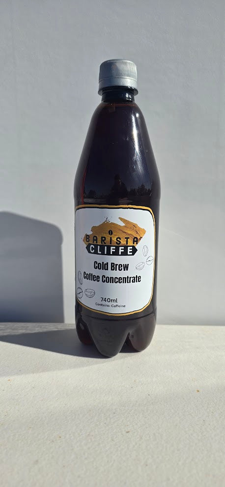 Cold Brew Coffee Concentrate - Barista Cliffe (must order 2 weeks in advance)