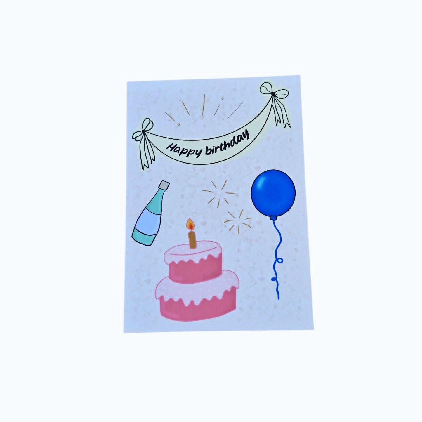 Blank Message Card - Little Gecko