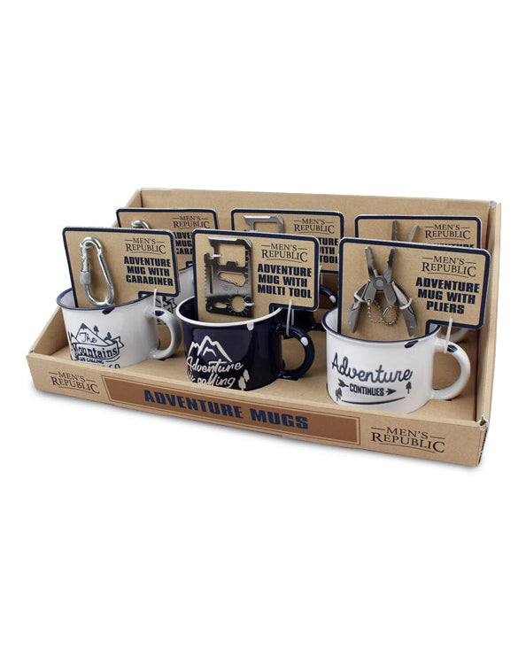 Adventure Mugs with Tool Gift Set - Men's Republic