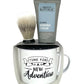 Mug with Shaving Cream and Beard Brush - Men's Republic