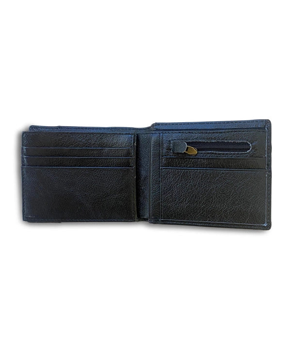 Black  Genuine Leather Wallet - Men's Republic