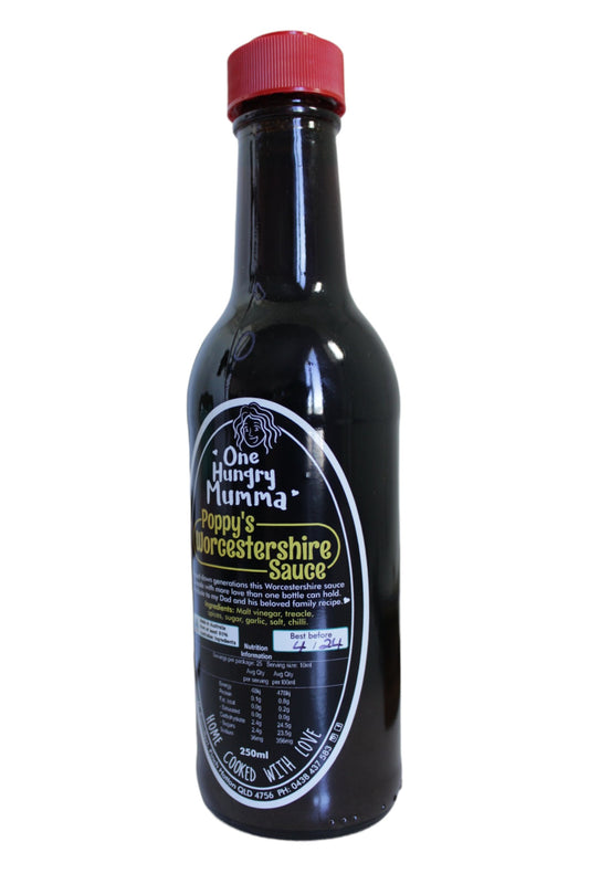 Poppy's Worcestershire Sauce - One Hungry Mumma