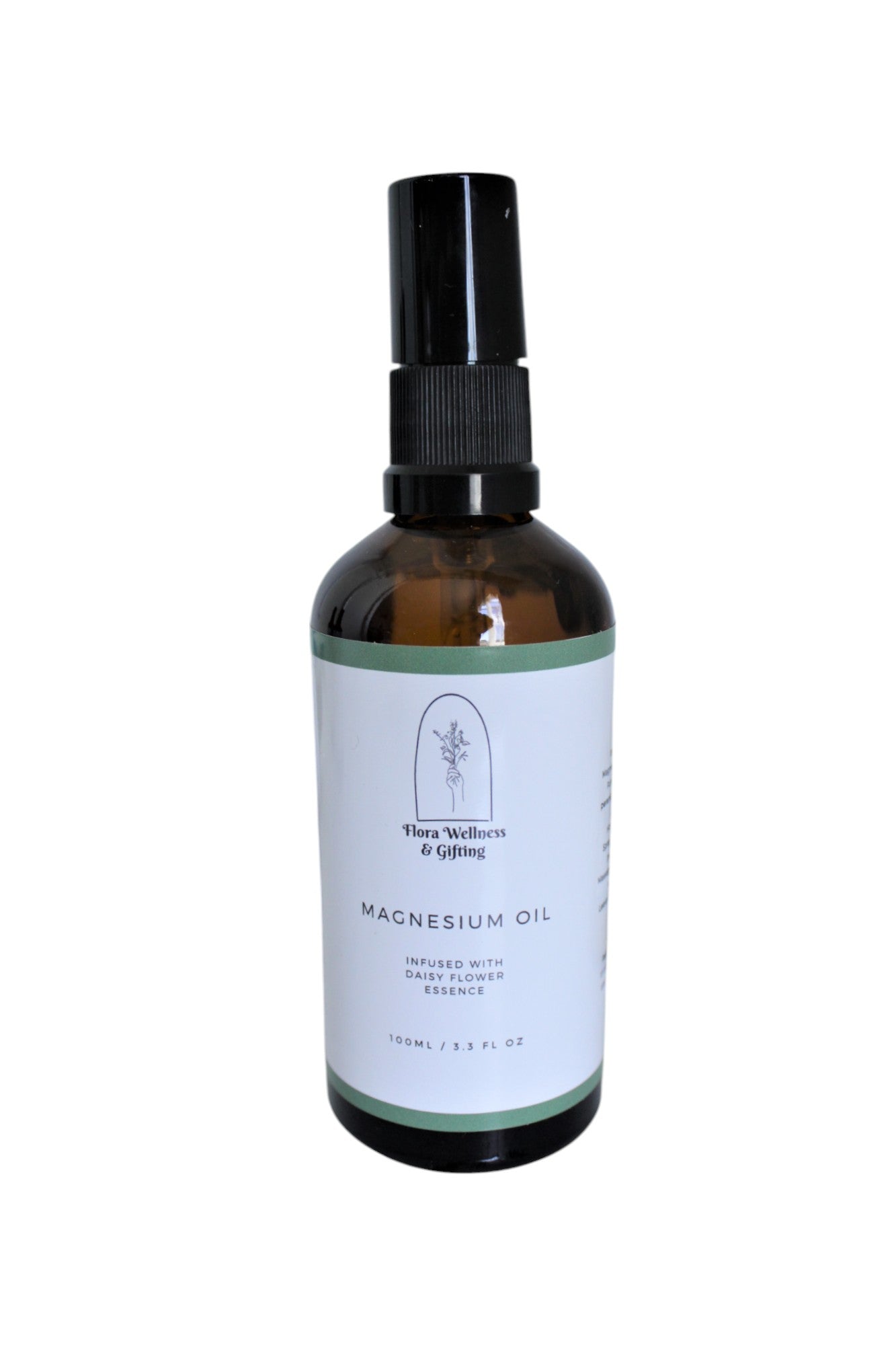 Magnesium Oil in Spray Bottle 100ml - Flora Wellness & Gifting