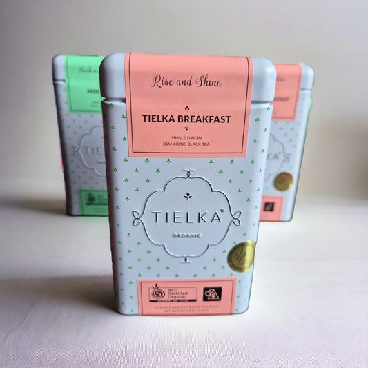 Breakfast Tea Pyramid Tea Bags - Tielka Organic