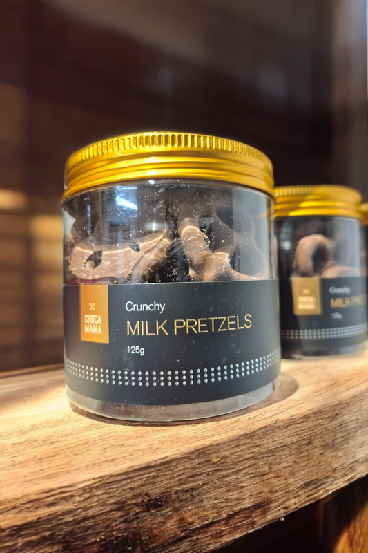 Milk Chocolate Coated Pretzel Jar