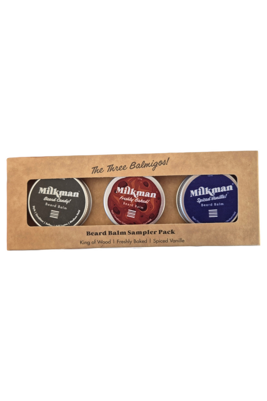 3 Pack Beard Balm Minis - Milkman Grooming Co.