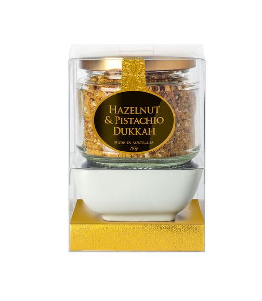 Dipping Bowl Set - Hazelnut & Pistachio Dukkah 105g