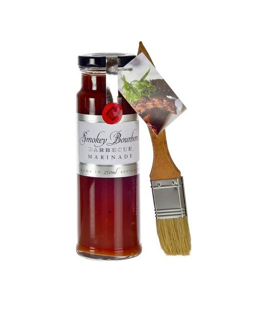 Smokey Bourbon BBQ Marinade with Brush 250ml