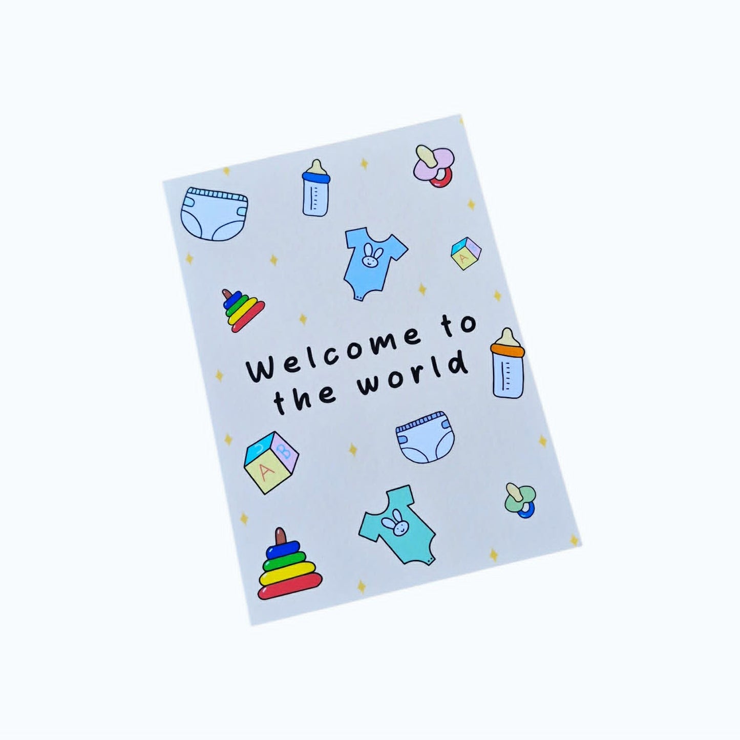 Blank Message Card - Little Gecko