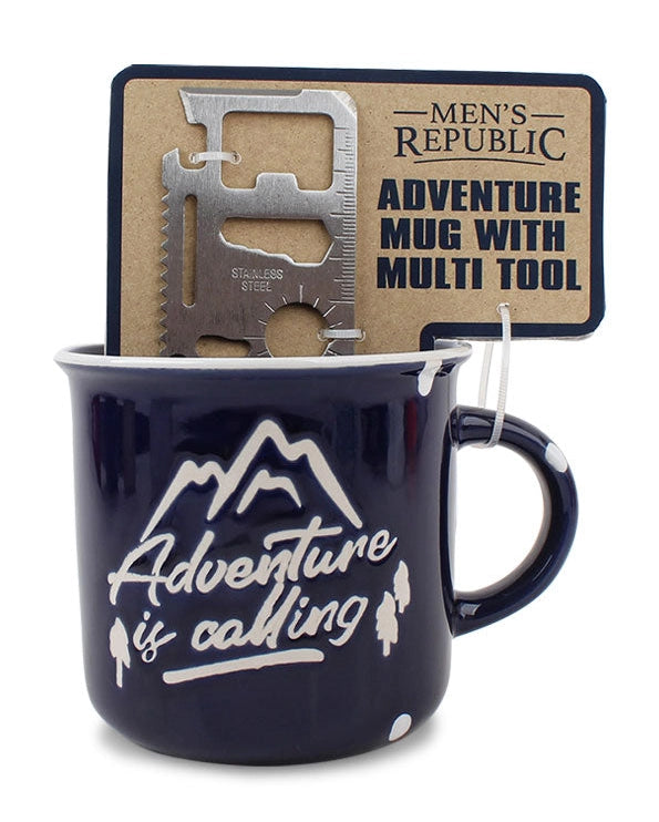 Adventure Mugs with Tool Gift Set - Men's Republic