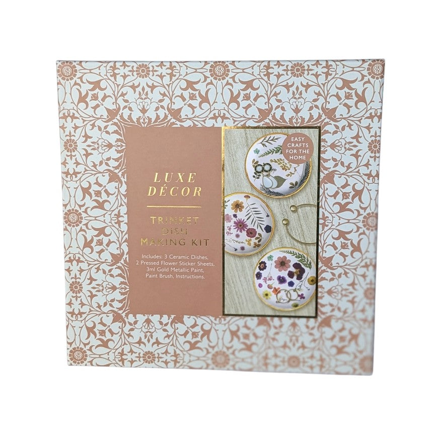 Luxe Decor Craft Kit - Ceramic Trinket Dish