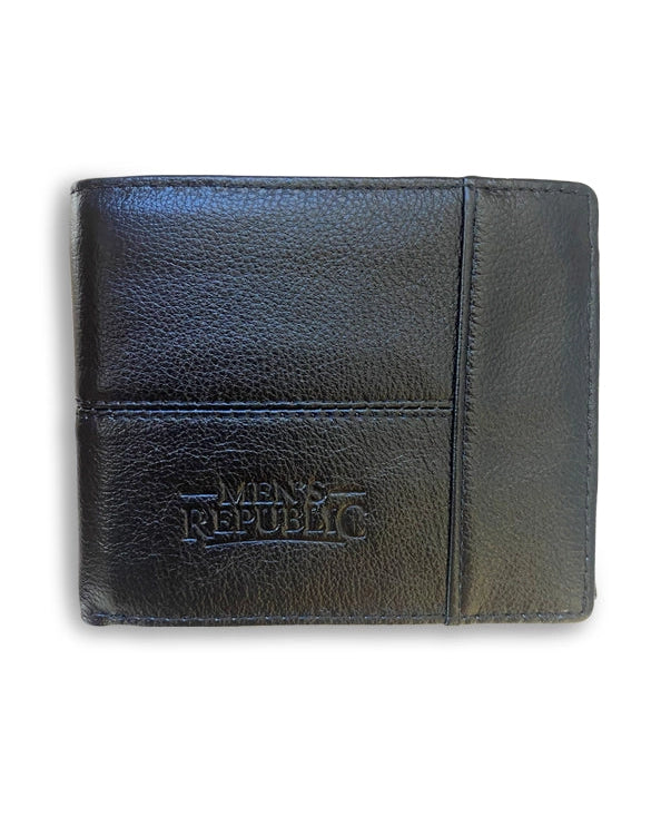 Black  Genuine Leather Wallet - Men's Republic