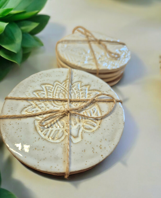 Handmade Cerami Coasters - Sunset Ceramics