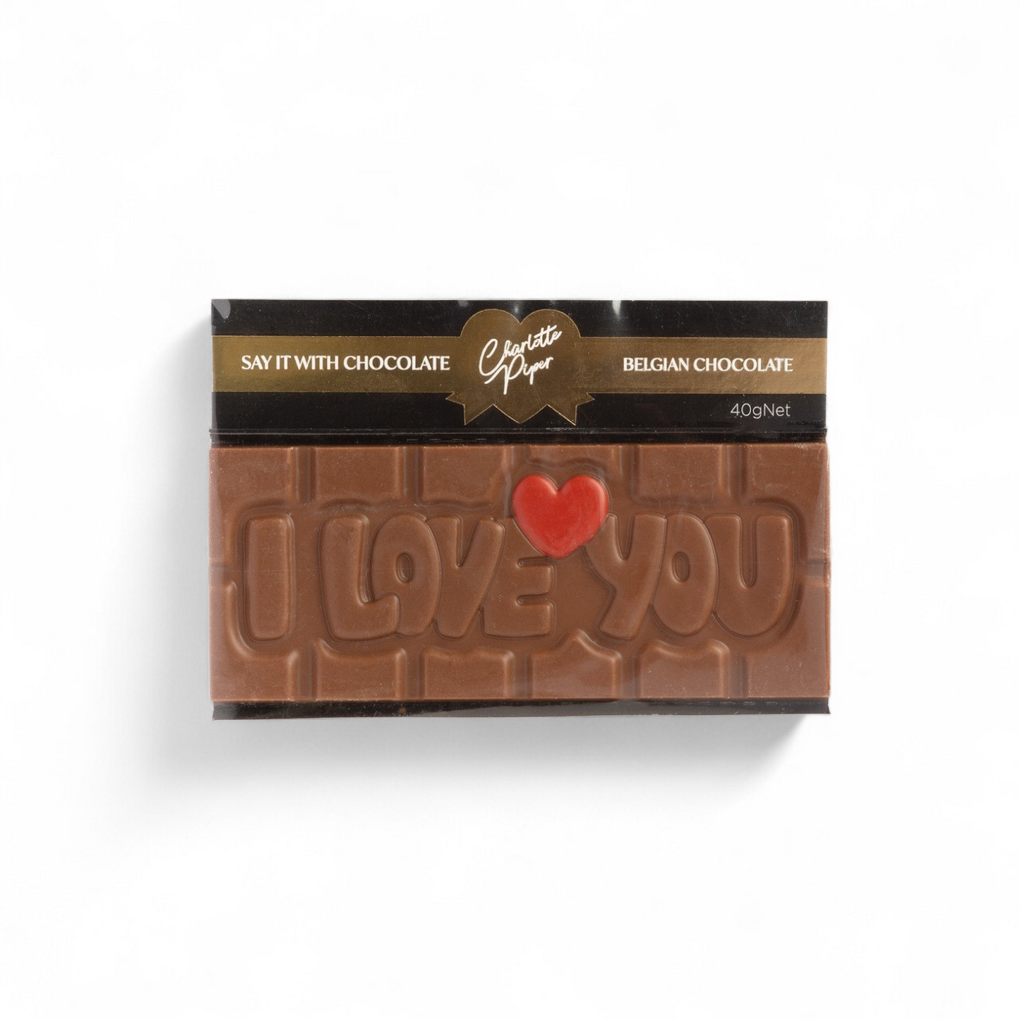 I Love You Chocolate Bar 40g