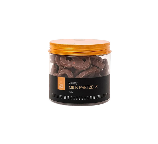 Milk Chocolate Coated Pretzel Jar