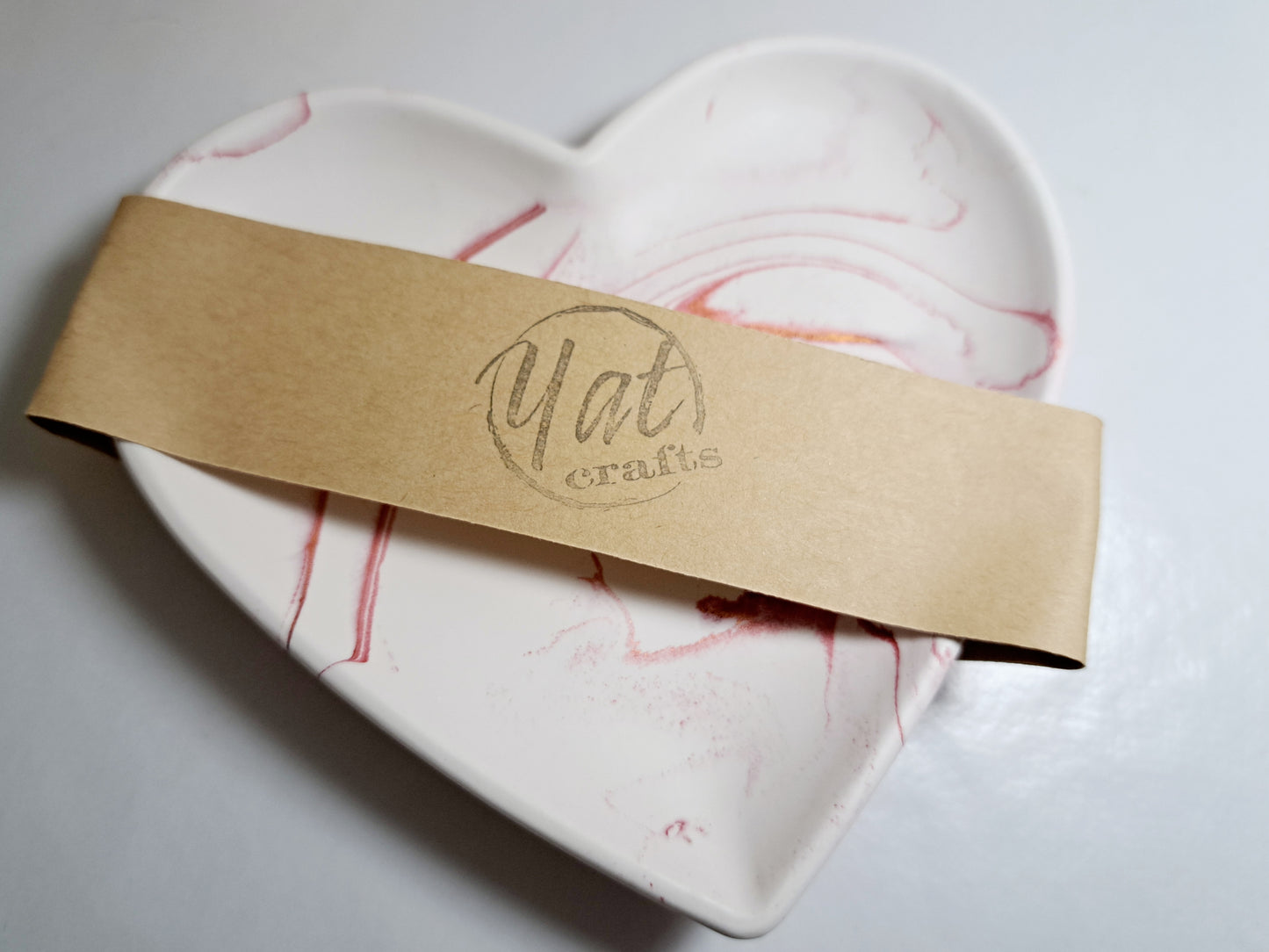 Heart Shaped Trinket Dish - Yat Crafts